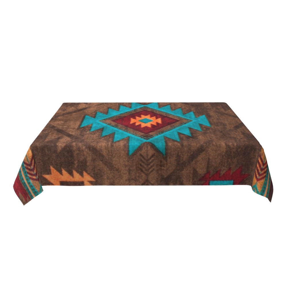 Cal Antique Turkish Kilim Tablecloth Backing Elastic Edge Table Covers Bohemian Ethnic Vintage Persian Carpet Tribal Table Cloth
