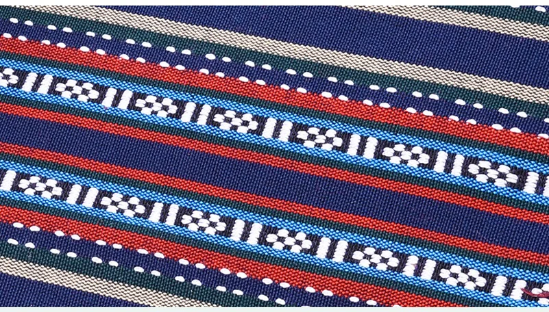 Bohemian Ethnic Style Striped Jacquard Fabric Geometric Yarn Dyed Pattern For Sewing Accessories Home Decor Textile By Meters