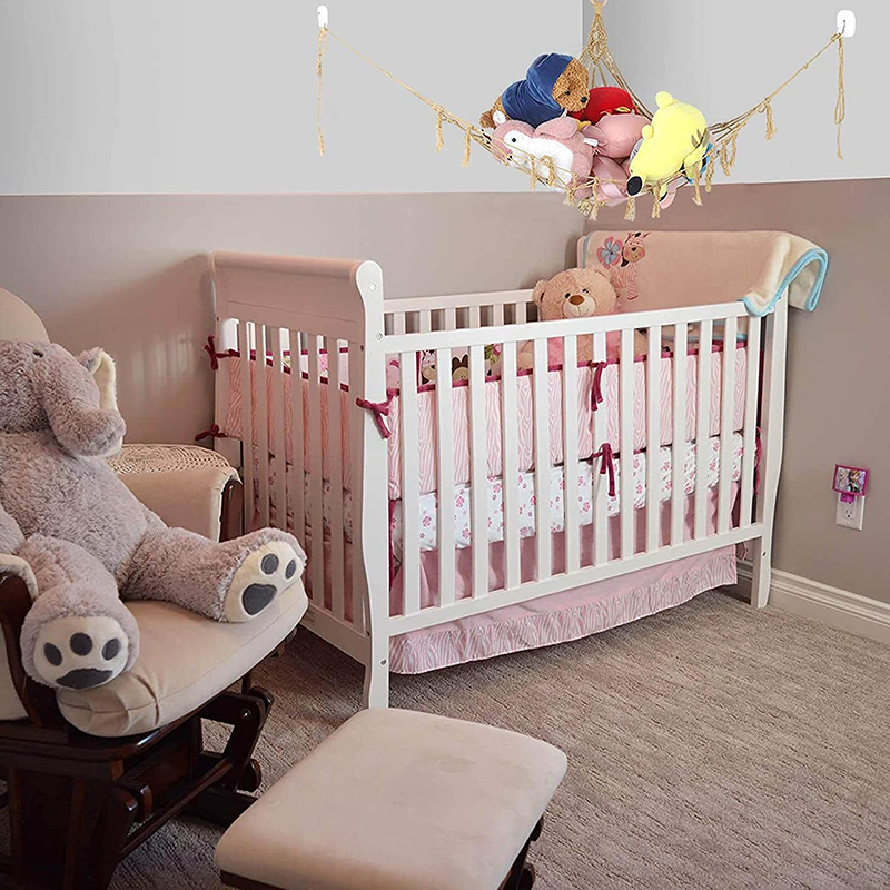 New Soft Large Toy Hammock Net Children's Bedroom Storage Kindergarten Teddy Bear Net Children's Sorter Neat Soft Storage