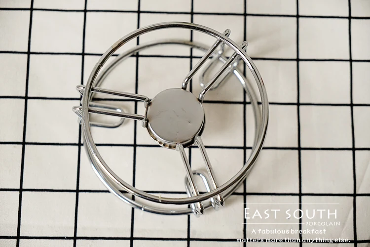 Creative Stainless Steel Candle Holder Teapot Tea Set Heating Warmer Base Coffee Milk Candle Tea Stove Tea Warmer Accessories