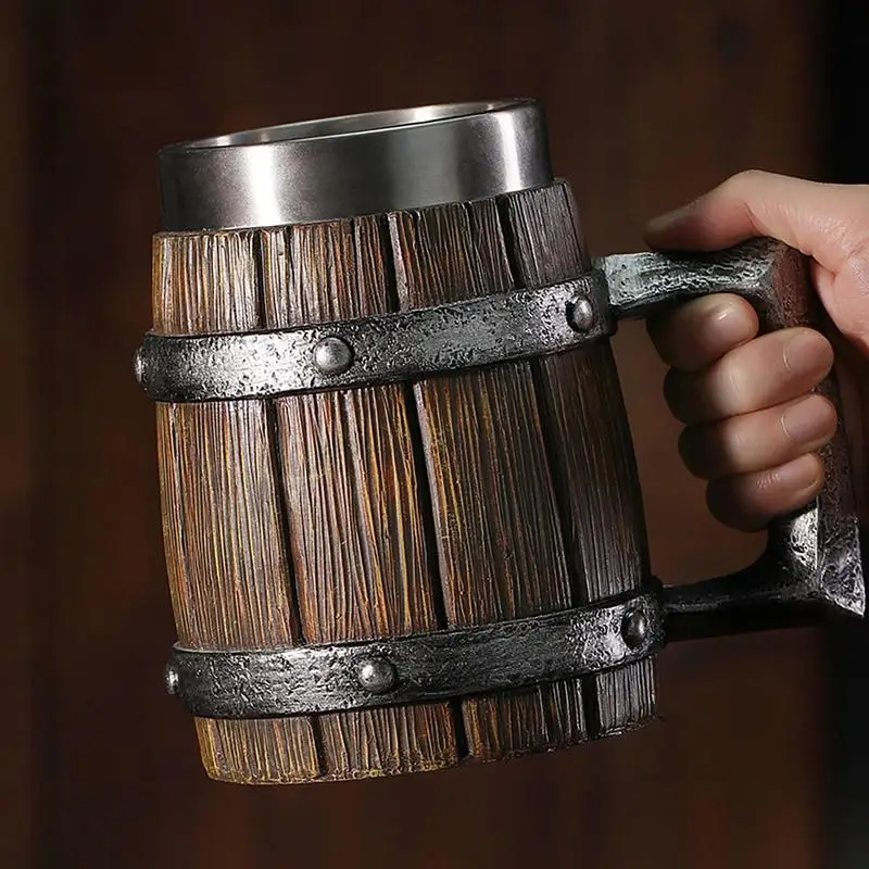 Wooden Beer Tankard
